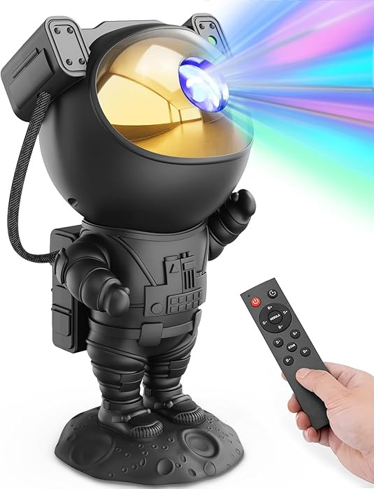 Mooyran Galaxy Projector for Gaming Room Decor - Black Astronaut Star Projector, Cool Stuff for M... | Amazon (US)
