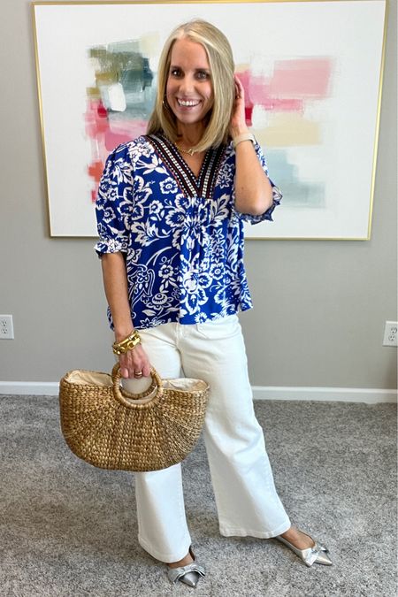 Come in summer!!!! 
Use COAST15 on both pieces 
Wearing 27 jeans and small top from Avara 
Use COAST on silver shoes 

#LTKover40 #LTKfindsunder100 #LTKstyletip