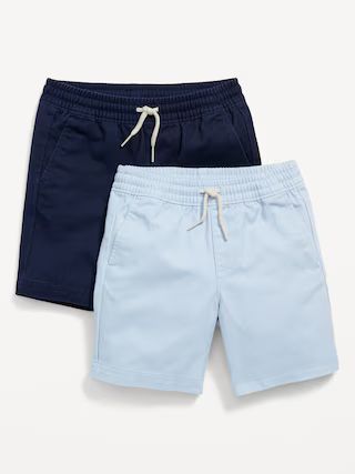 Functional-Drawstring Twill Shorts 2-Pack for Toddler Boys | Old Navy (US)