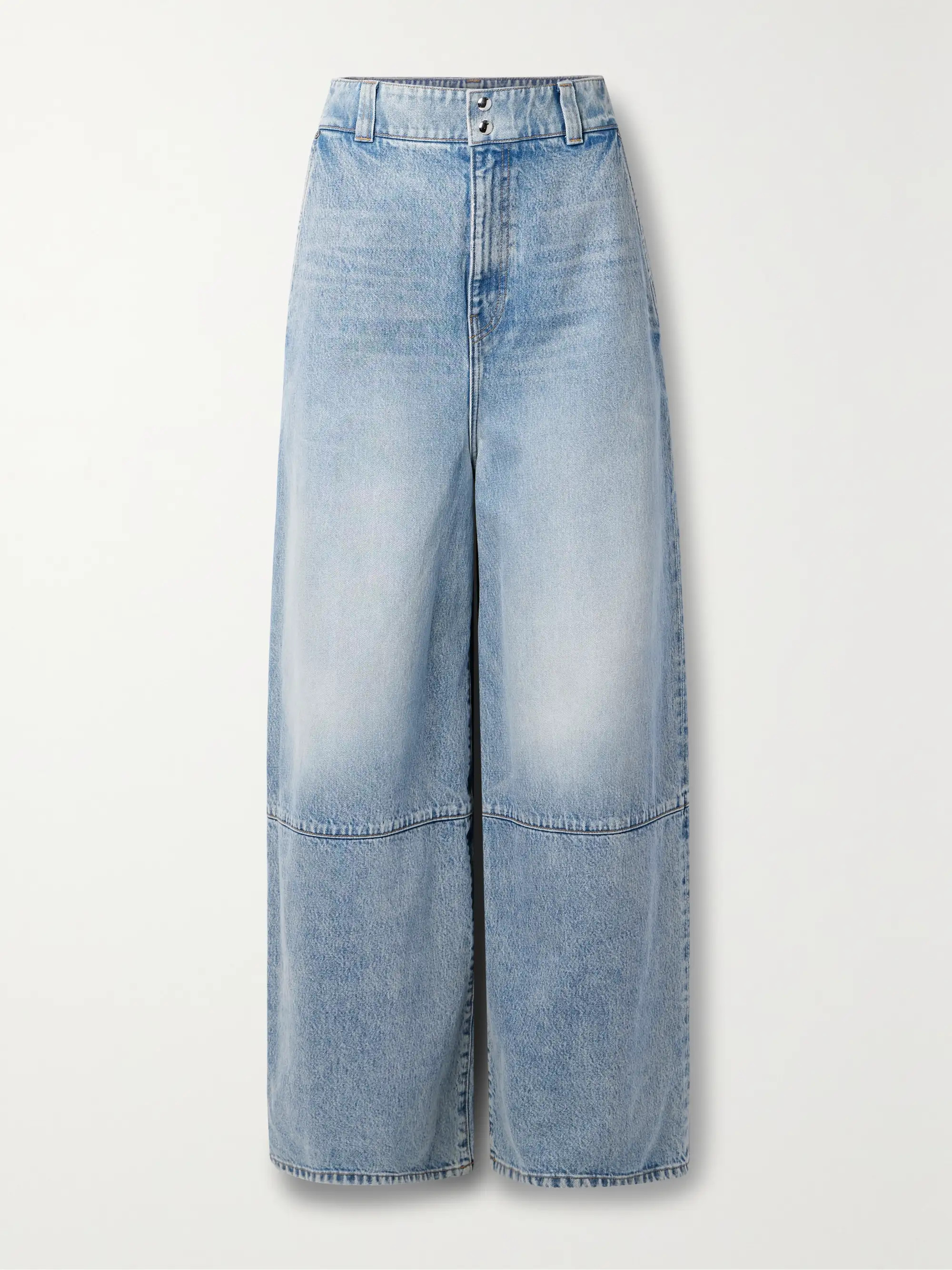 Isla paneled high-rise wide-leg jeans | NET-A-PORTER (UK & EU)