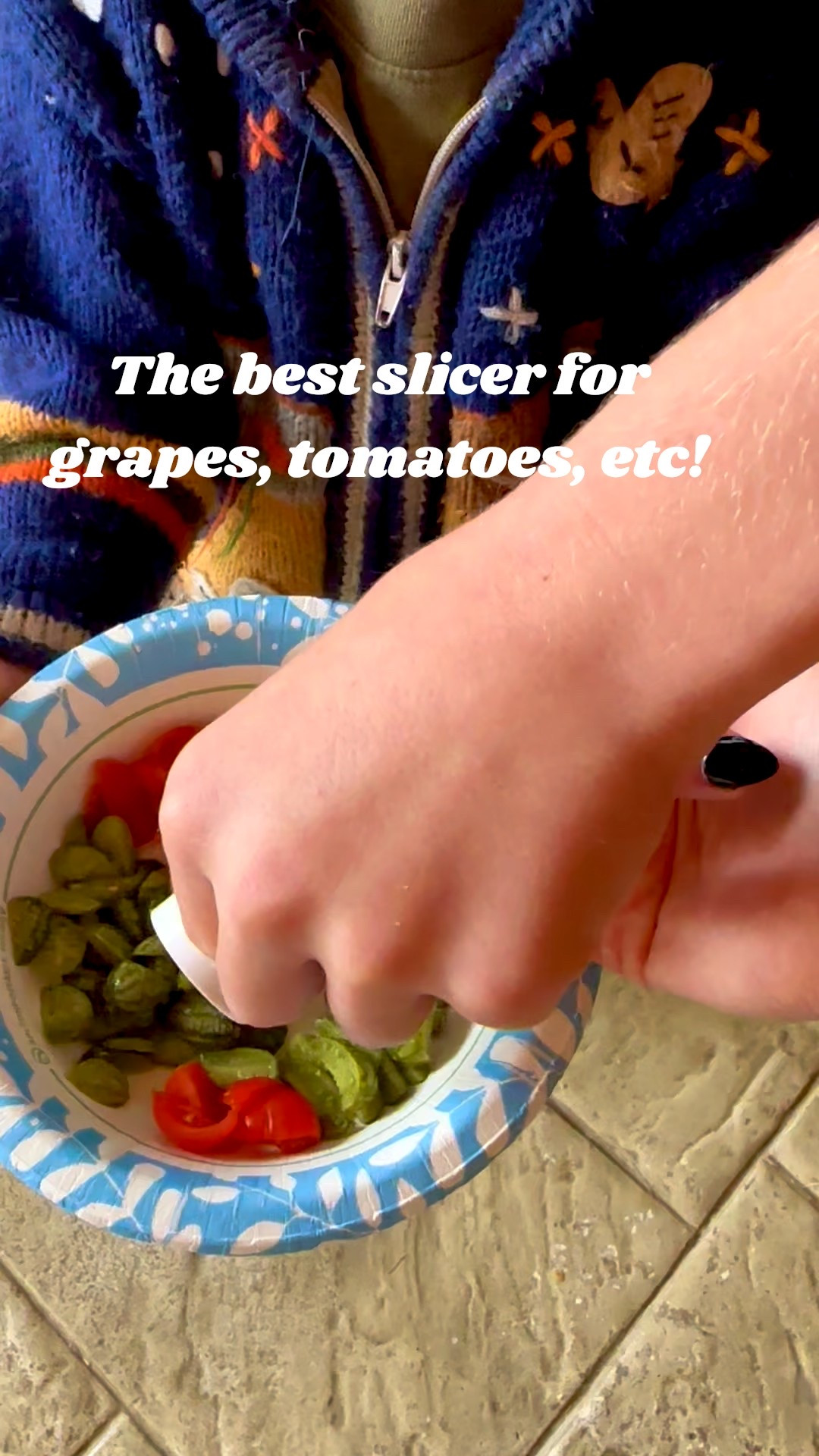 The BEST slicer for grapes and cherry tomatoes! It makes salads & kid snacks safer & so much easier! 

#LTKKids #LTKFindsUnder50 #LTKFamily