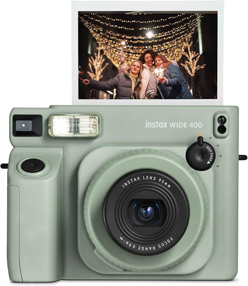 Fujifilm INSTAX Wide 400 Instant Camera - Sage Green | Amazon (US)