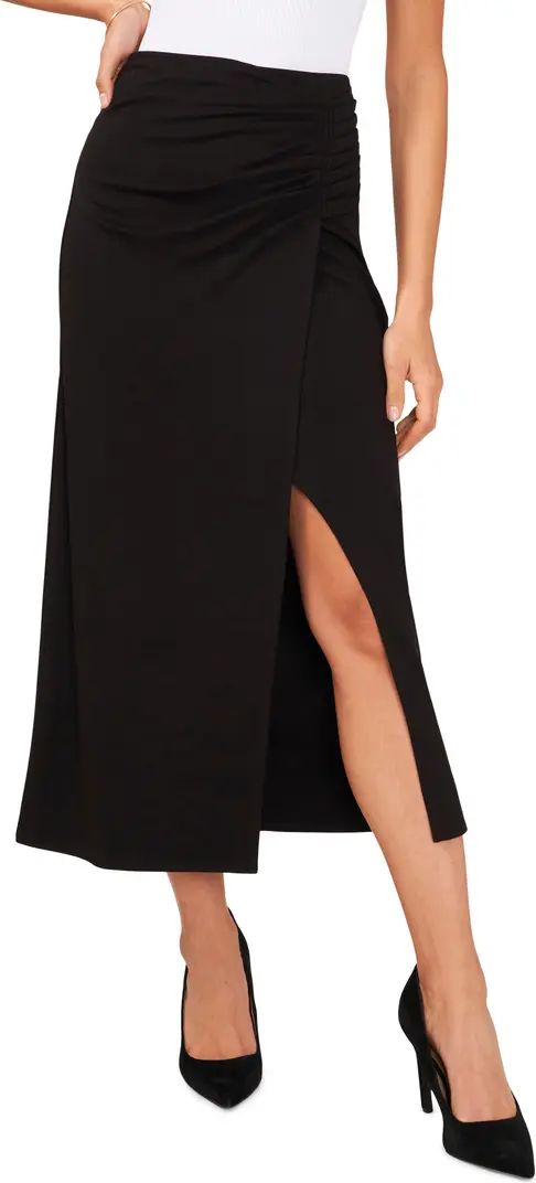 Ruched Jersey Midi Skirt | Nordstrom