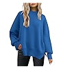 LILLUSORY Women's Oversized Batwing Sweaters 2025 Fall Outfits Trendy Crewneck Knit Side Slit Fas... | Amazon (US)