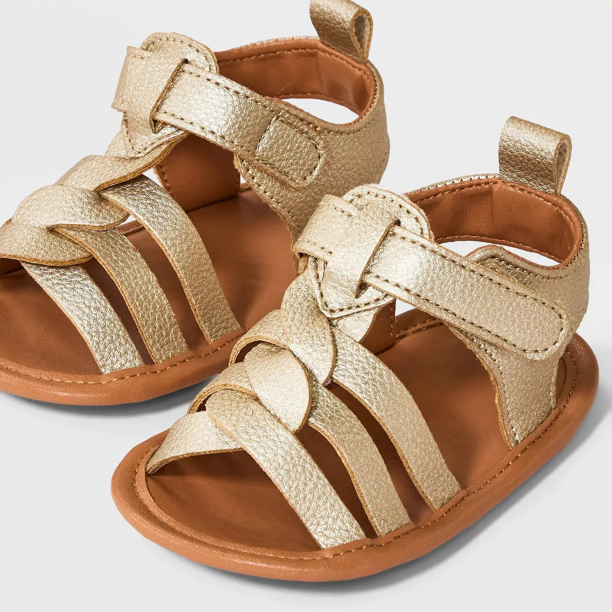 Baby Metallic Sandals - Cat & Jack™ Gold | Target