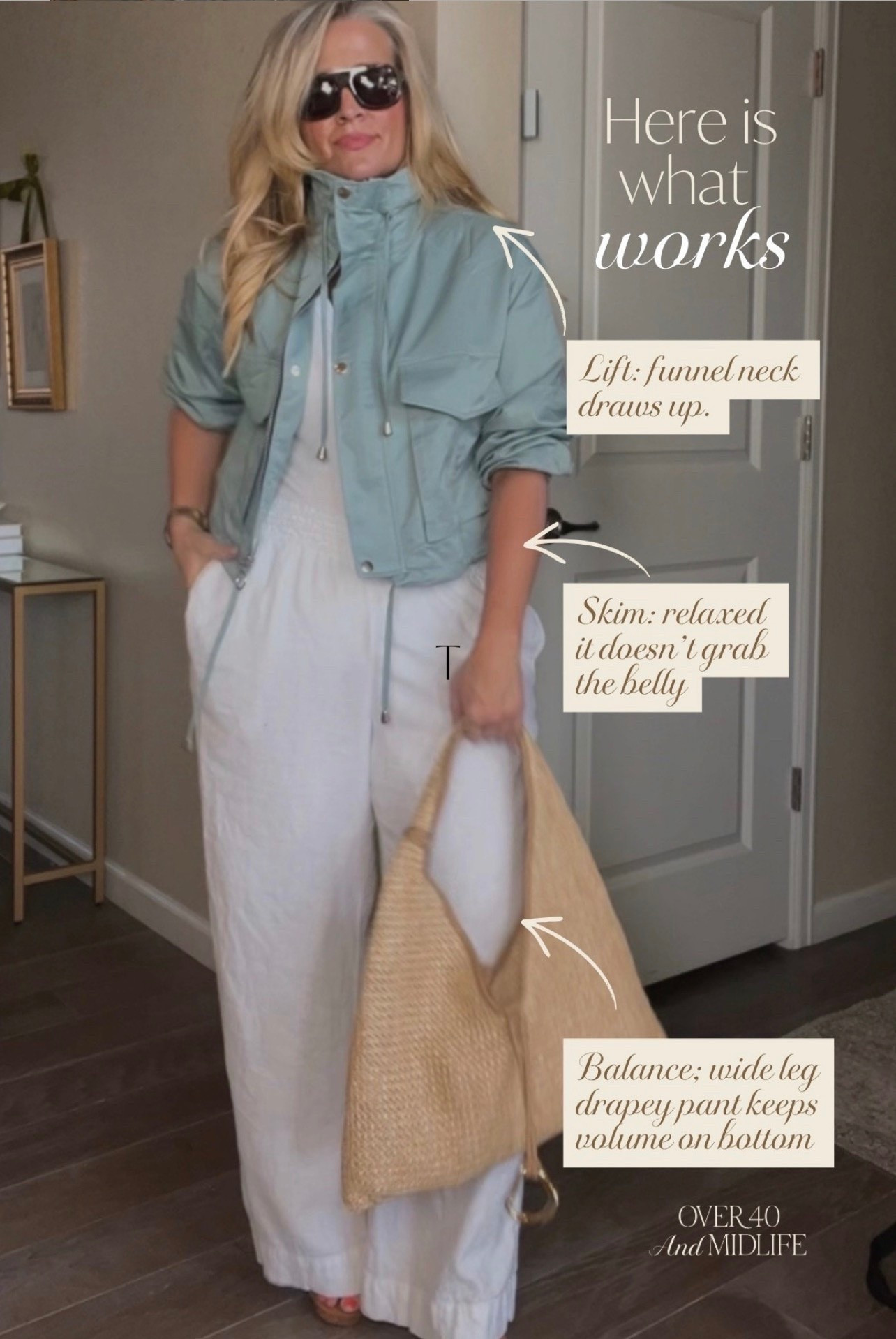 ✨Tap the bell, save and ❤️ for over 40 fashion, midlife style, midsize fashion and luxury looks for less. 

I used to think my outfits stopped working…

Same pieces. Same effort.
But somehow everything felt off.

The pants that should’ve been flattering… weren’t.
The dresses that looked easy… made me feel bigger.

And I couldn’t figure out why.

It wasn’t my body.
It was the way everything was sitting on it.

No structure.
No balance.
Nothing creating shape.

Once I started making small changes… everything shifted.

Adding a little lift.
Letting fabric skim instead of cling.
Balancing the proportions.

That’s it.

This is Outfit Physics.
And once you see it… you can’t unsee it.

Save this so your outfits actually work 🤍
Comment STYLE and I’ll send you my go-to pieces

👑 Helping you look good, feel good
– Lindsey Denver

Spring looks, Midlife style for real women who want to feel confident again. Over 40 fashion and over 50 style that works with changing bodies, perimenopause shifts, and real life. Think midsize fashion, Gen X style and up, body confidence, and mom outfits that feel polished, comfortable, and elevated...because style over 45 and over 50 should feel effortless, not stressful. 


Follow my LTK @Over40andmidlife on the @shop.LTK app to view this post and get my exclusive app-only content!

#liketkit #LTKPlusSize #LTKOver40 #LTKMidsize
@shop.ltk
https://liketk.it/6ar1V

Comment SHOP below to receive a DM with the link to this post on my LTK ⬇ https://liketk.it/6araD