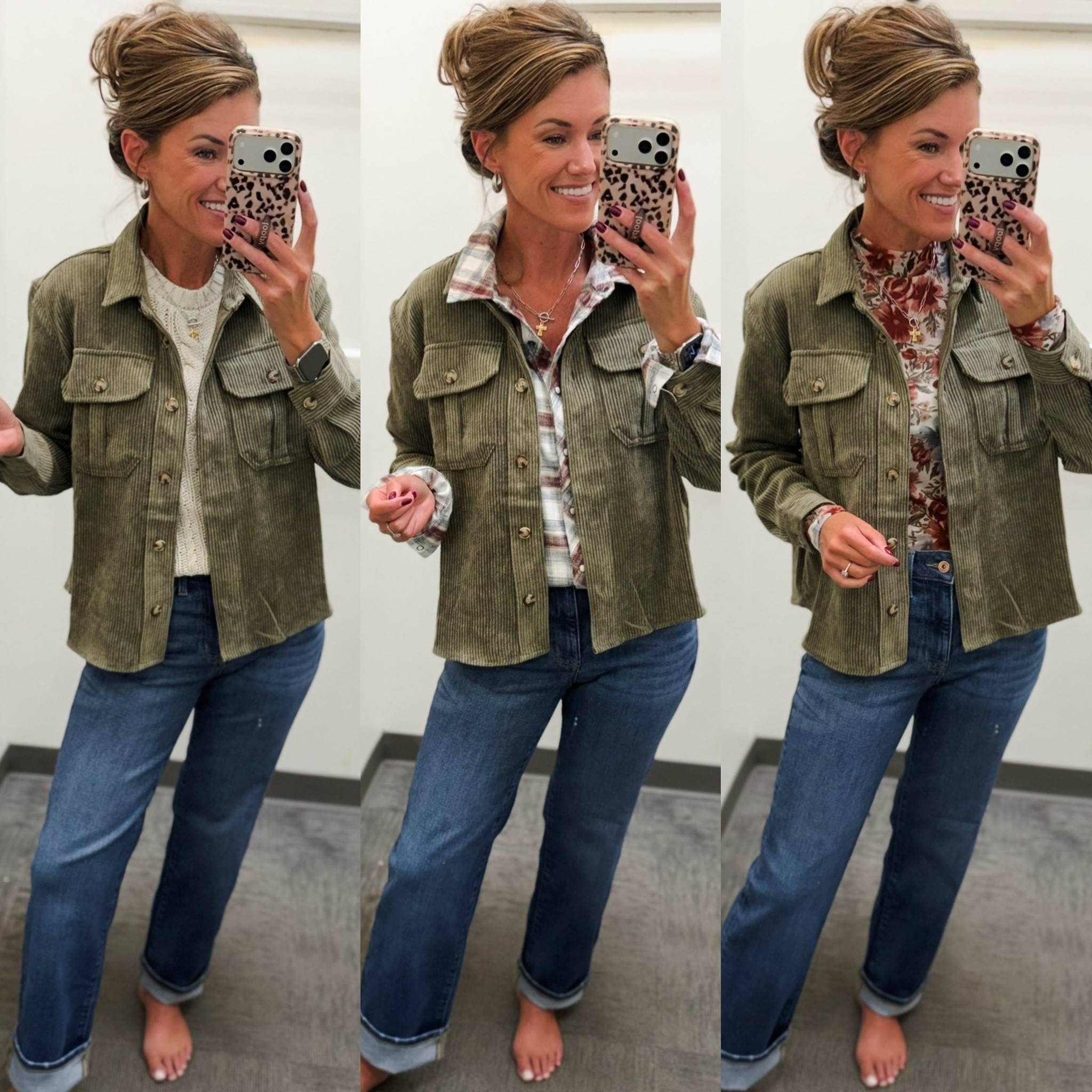 Stopped by Maurices…this olive green shacket caught my eye. Looks cute paired with several tops. These jeans were also a win, very comfortable. 
Tops/ small
Jeans/ 6

#LTKSeasonal #LTKOver40