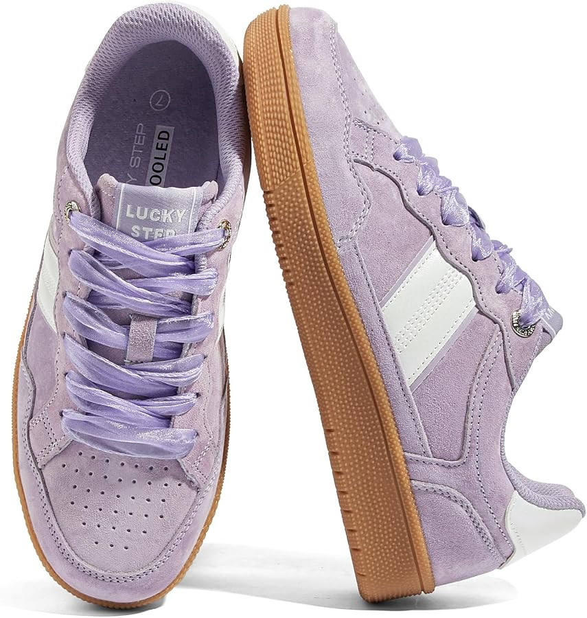 LUCKY STEP Retro Fashion Sneakers for Womens | Amazon (US)