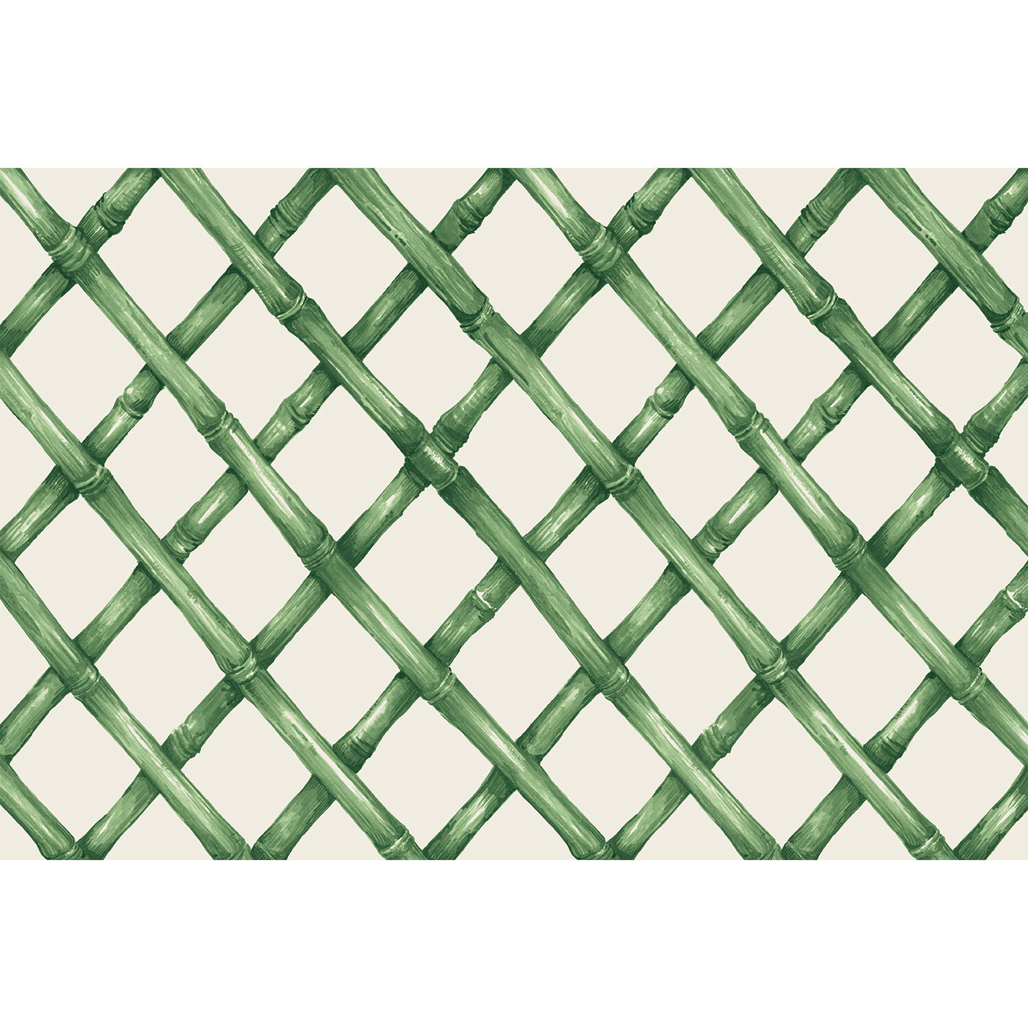 Green Lattice Placemat, Set of 24 | Maisonette