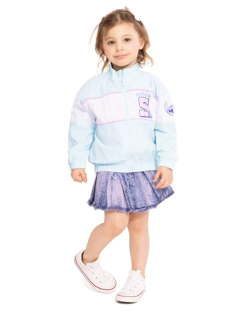 Stitch Toddler Full Zip Jacket with Long Sleeves, Sizes 12M-5T | Walmart (US)