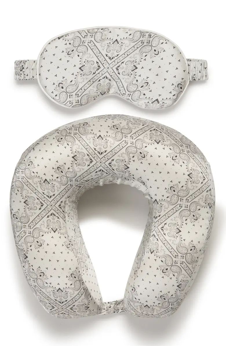 Silk Travel Neck Pillow & Eye Mask Set | Nordstrom