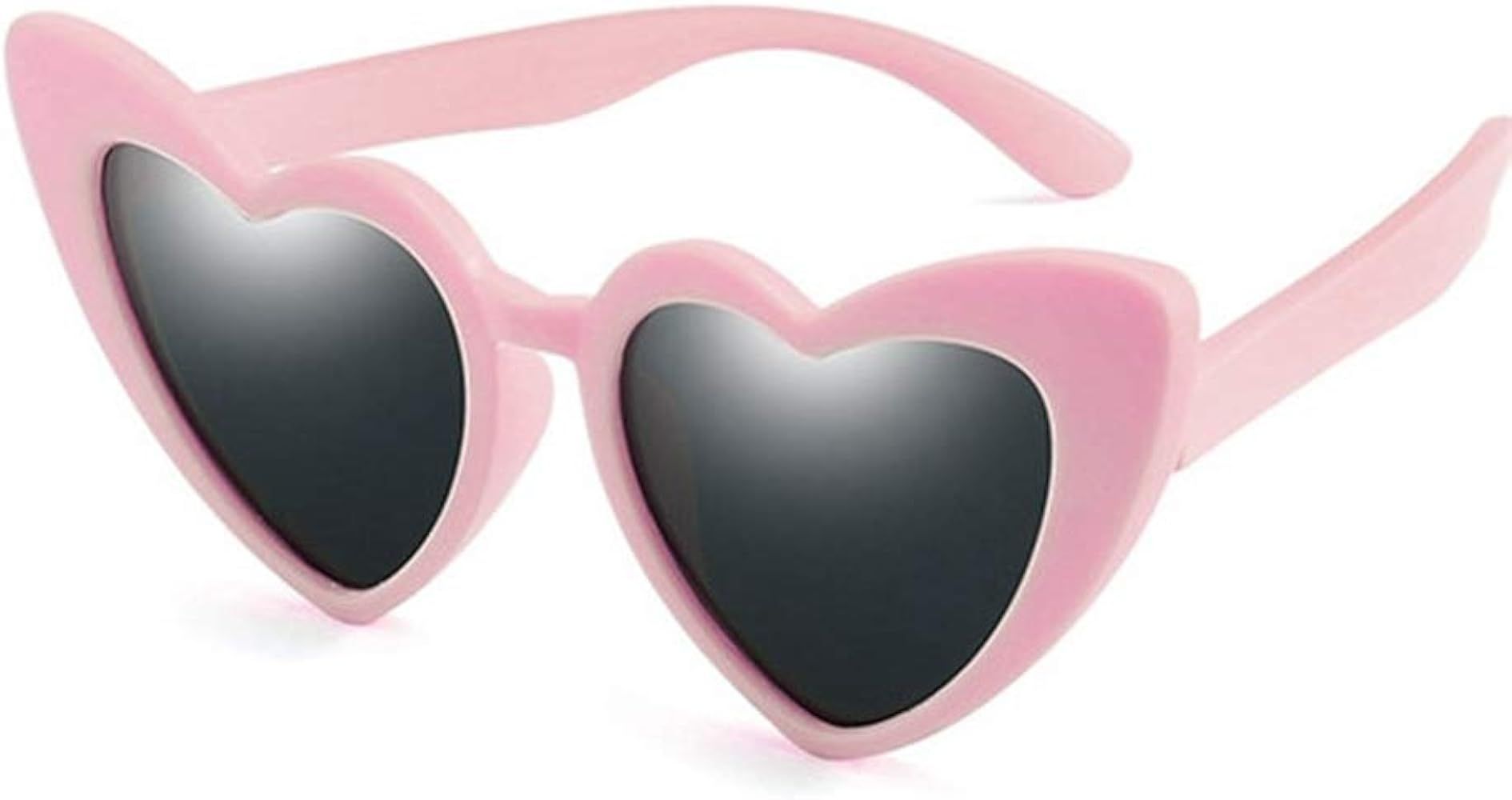 Amazon.com: Long Keeper Kids Polarized Heart Shaped Sunglasses for Baby, Toddler, Children, Boys ... | Amazon (US)