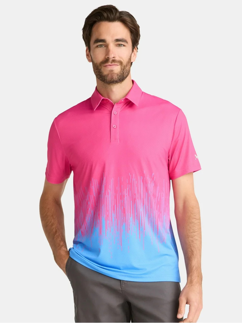 Birdie Bound Novelty Print Polo Golf Shirt; Men's & Big Men's Sizes S-5XL | Walmart (US)