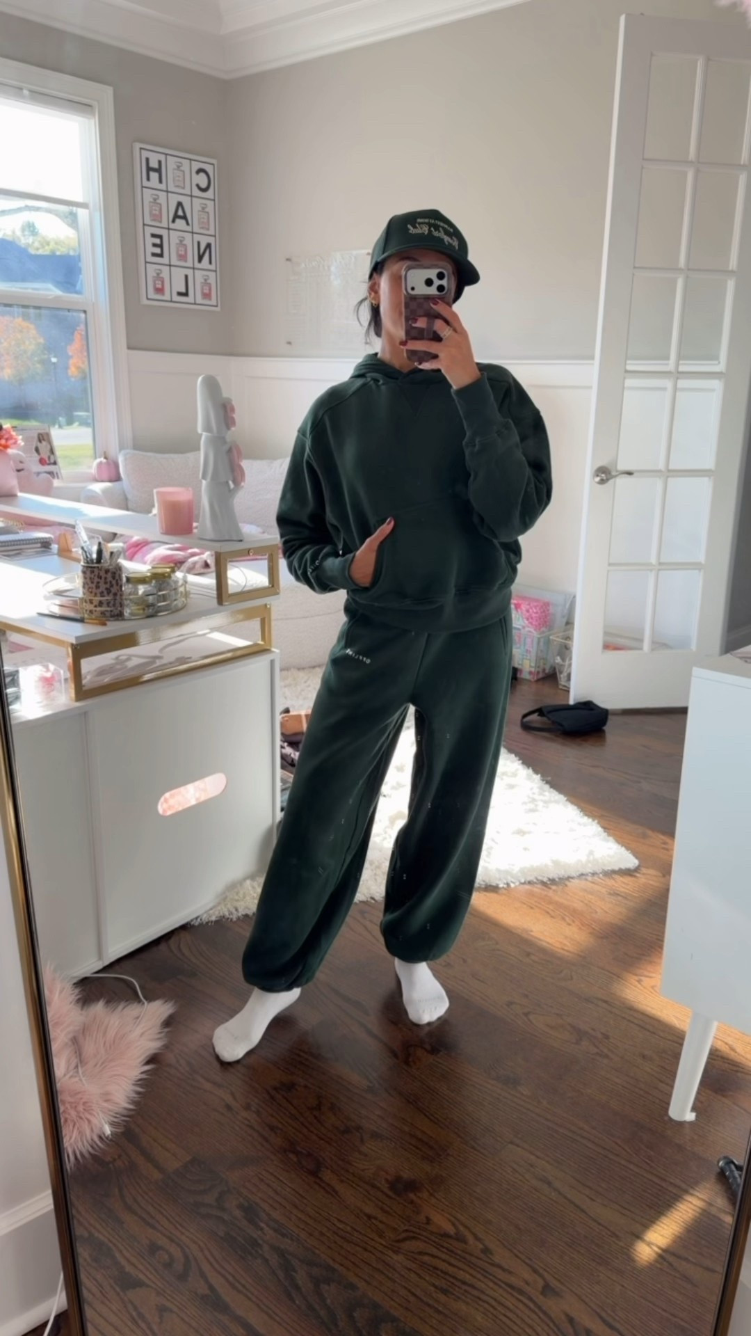 Emerald green hoodie and jogger Lounge set
Aerie offline matching set

#LTKFindsUnder50 #LTKPetite #LTKSaleAlert