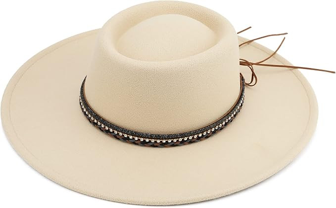 Pro Celia Big Wide Brim Women Fedora Hat | Amazon (US)