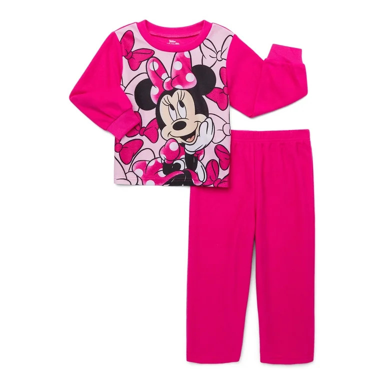Character Toddler Long Sleeve Top and Pants, 2-Piece Pajama Set, Sizes 12M-5T | Walmart (US)