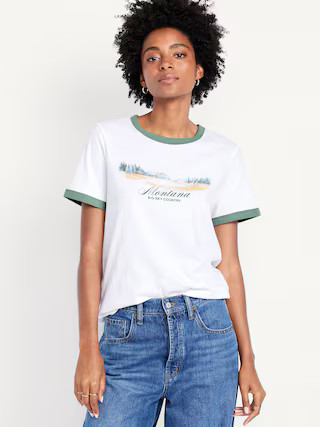 EveryWear Graphic Ringer T-Shirt | Old Navy (US)