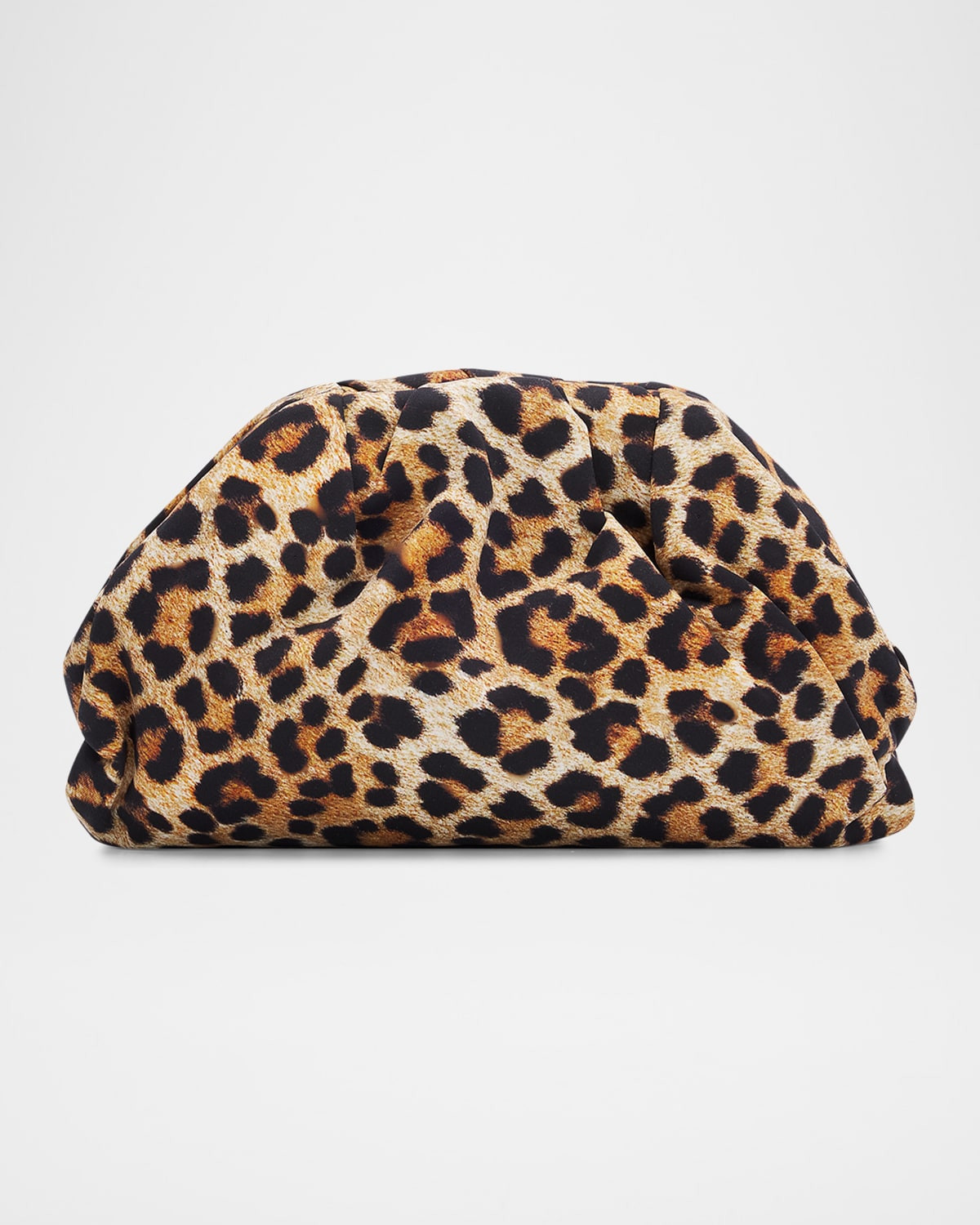 Bailey Leopard-Print Jersey Clutch Bag | Neiman Marcus