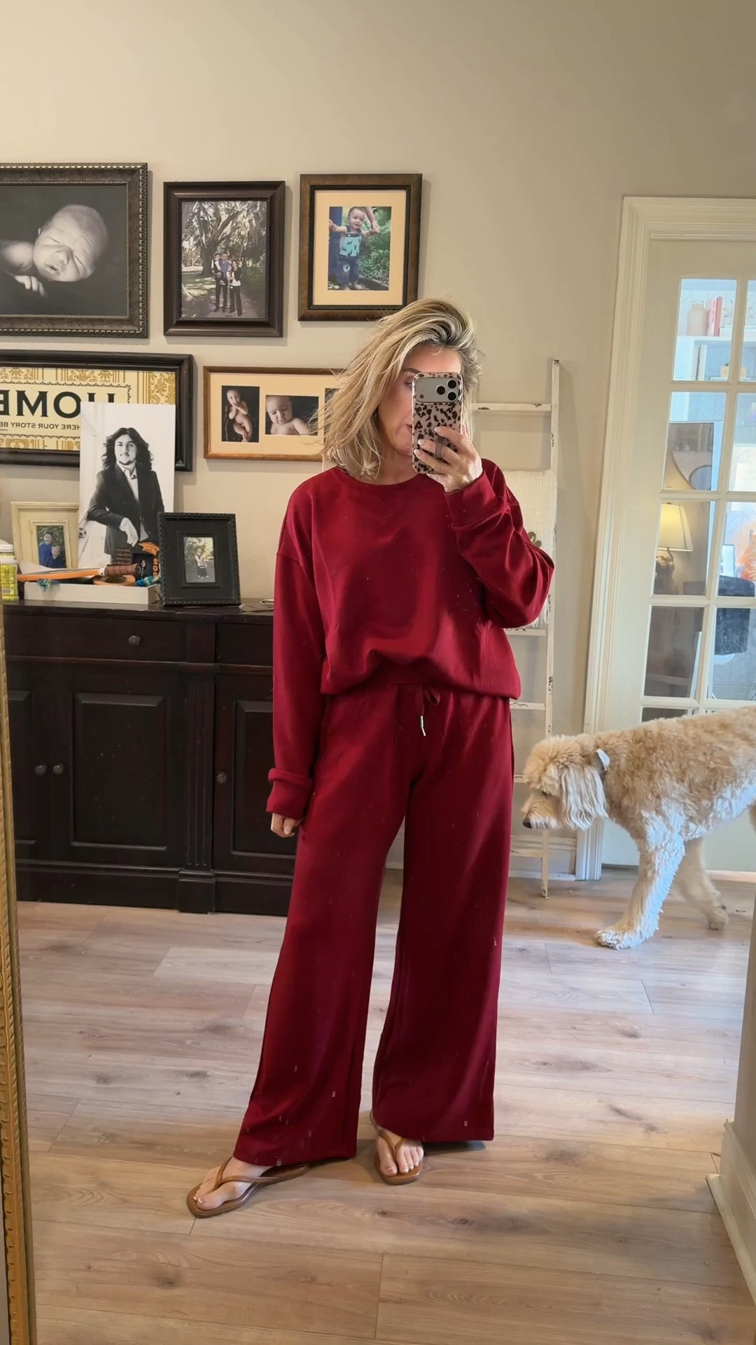 The Sunday cozy fit.

Fall outfits women over 50, two piece pants set, long sleeve pants set