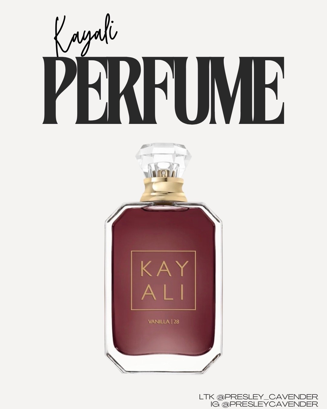 Kayali Perfume! 

#perfume
#vanilla
#musthave
#valentine


#LTKmorningroutine #LTKBeauty #LTKValentine