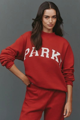 PARKE Varsity Mock-Neck Sweatshirt | Anthropologie (US)