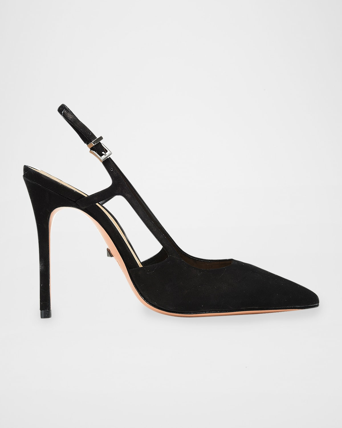 Boris Suede Slingback High-Heel Pumps | Neiman Marcus