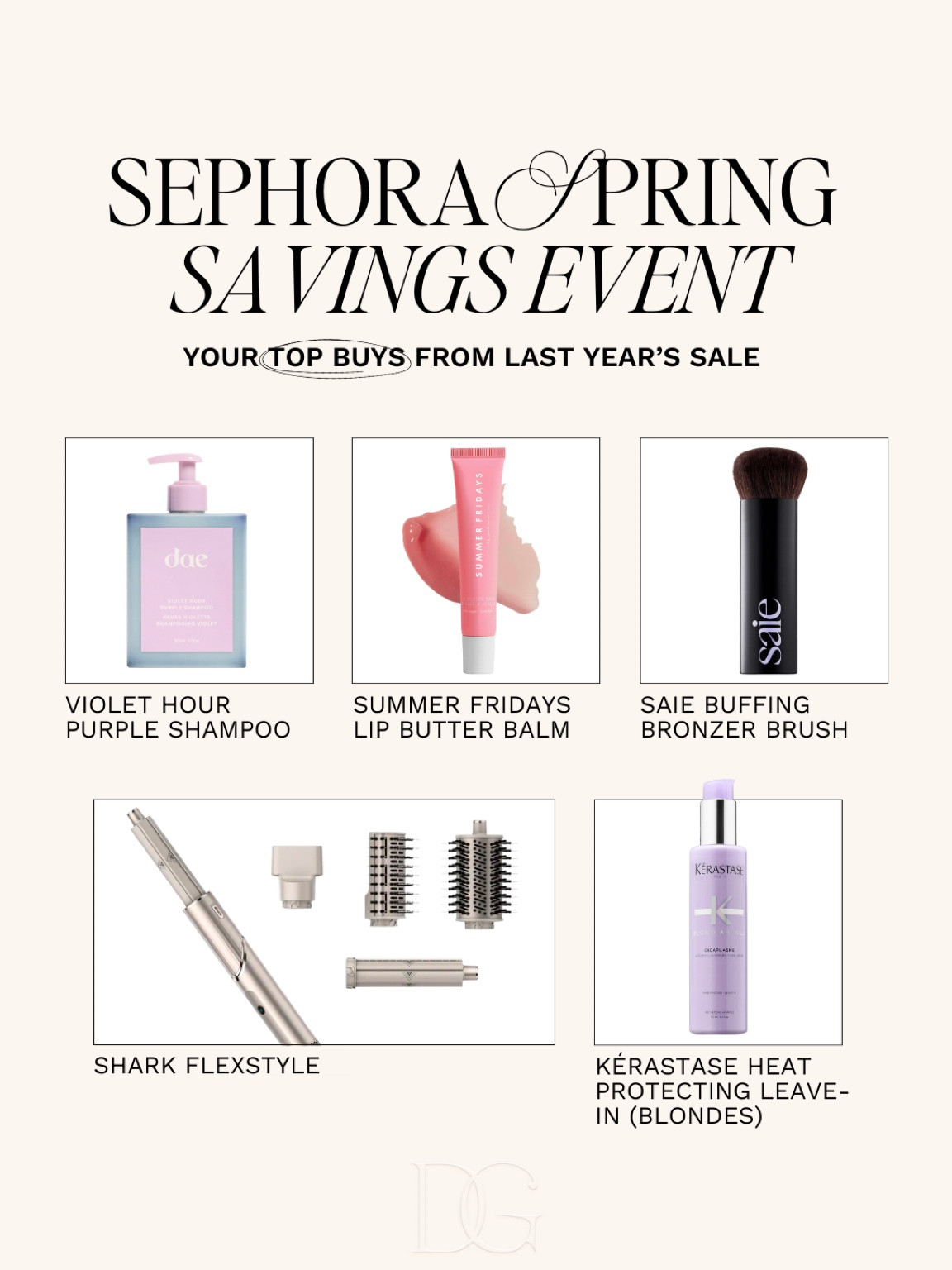Sephora sale 2024 〰️ your top buys from last year’s event! | Sephora sale picks, Sephora savings event, Sephora makeup faves, Sephora top picks, Sephora markdowns, beauty sale, haircare on sale, hair care faves, haircare faves, haircare essentials, purple shampoo, summer Fridays, saie beauty, bronzer brush, cream bronzer brush, shark flex style, heat serum, heat protectant for hair

#LTKxSephora #LTKsalealert #LTKbeauty