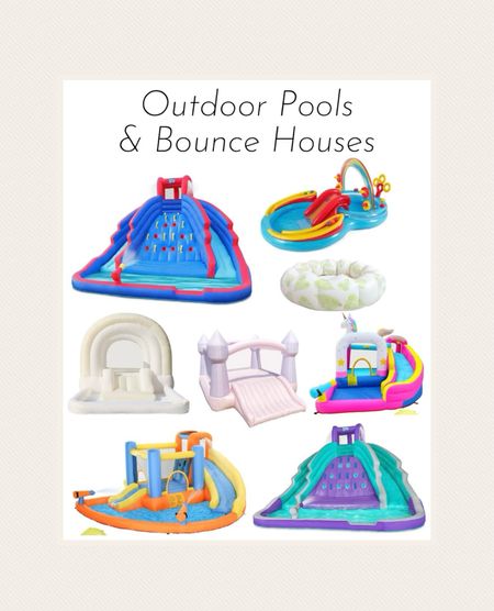 Outdoor pool and bounce house 



#LTKFamily #LTKHome #LTKStyleTip