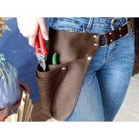 Left /Right Hand Leather Tool Belt For Florists, Florist Tools Bag With Detachable Pouch, Garden Gift, Plant Mom Gift | Etsy (US)