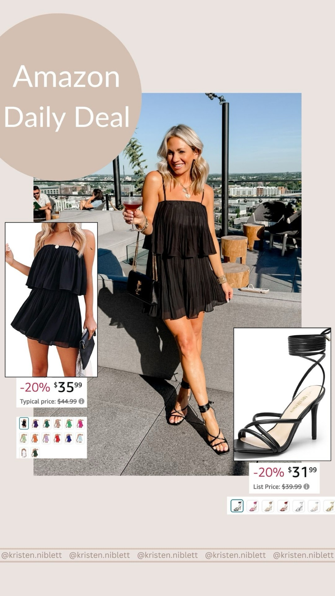 Amazon daily deal! Such a great date night outfit and these shoes can make any outfit a little more elevated! 

Summer dress, fall transition, dress, wedding guest dress

#LTKSeasonal #LTKSaleAlert #LTKStyleTip