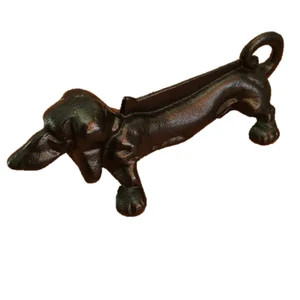 Black Cast Iron Dachshund Boot Scraper Doorstop Sausage Dog 34x13.5cm & 2.5kg | Etsy (Global)