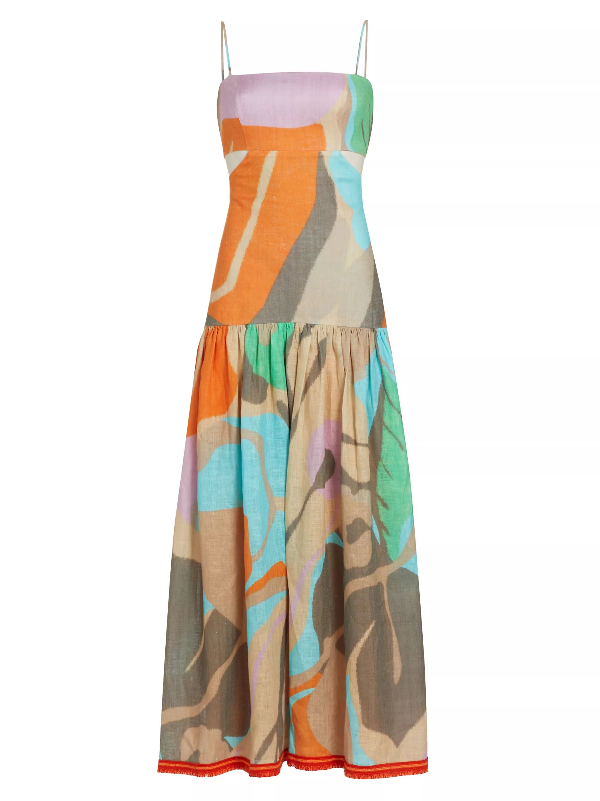 Shannon Printed Cut-Out Maxi Dress | Saks Fifth Avenue