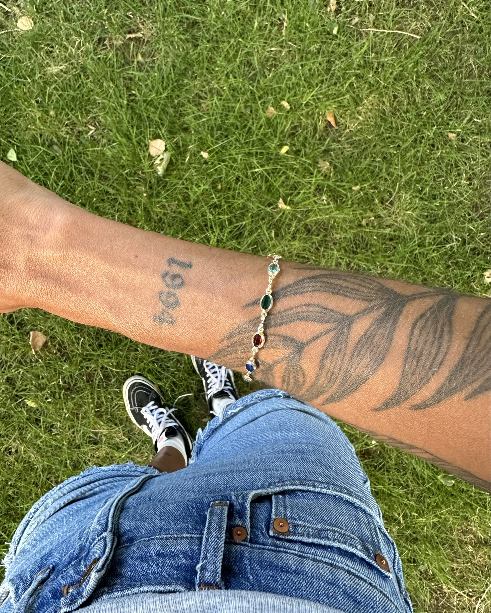 prettiest gem bracelet 💎
available as an anklet as well!

#LTKFindsUnder50