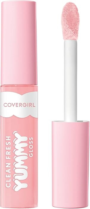 COVERGIRL Clean Fresh Yummy Lip Gloss, Sheer, Natural Scents, Vegan Formula - Coconuts About You | Amazon (US)