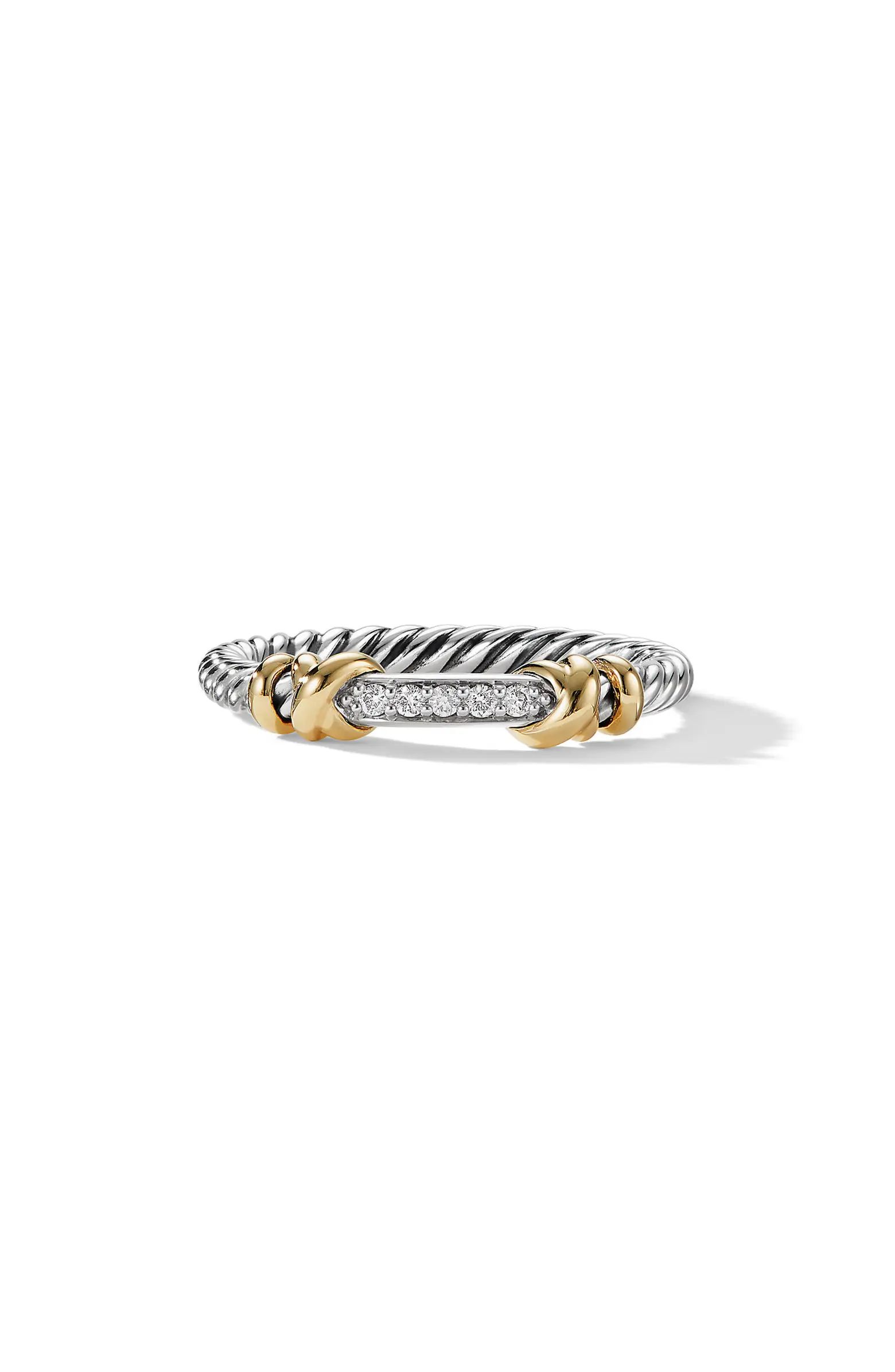 Petite Helena Wrap Ring with 18K Yellow Gold and Diamonds | Nordstrom