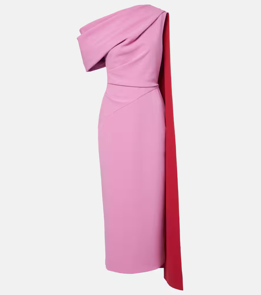 Roksanda Maite caped draped midi dress | Mytheresa (US/CA)