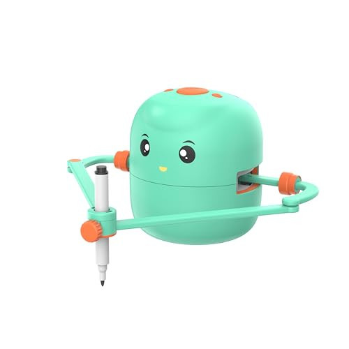 VNSINDDU Interactive Drawing Robot for Kids - Educational Learning Toy with 100 Word Cards, Voice Interaction, Ages 5+ (Green) | Amazon (US)