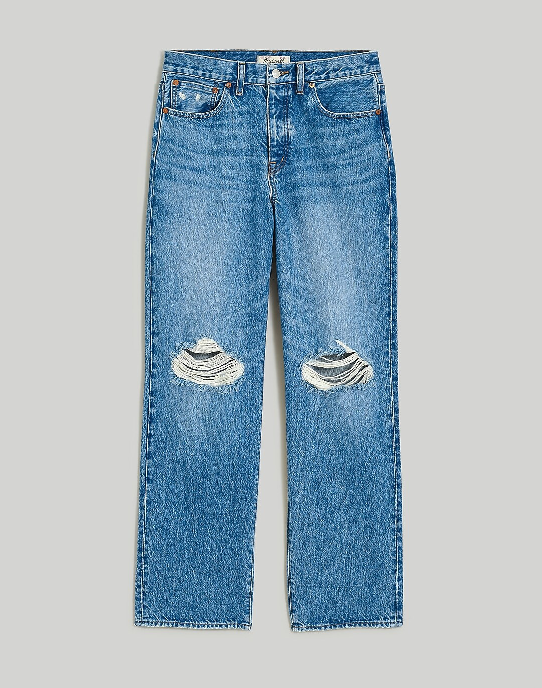Low-Slung Straight Jeans | Madewell