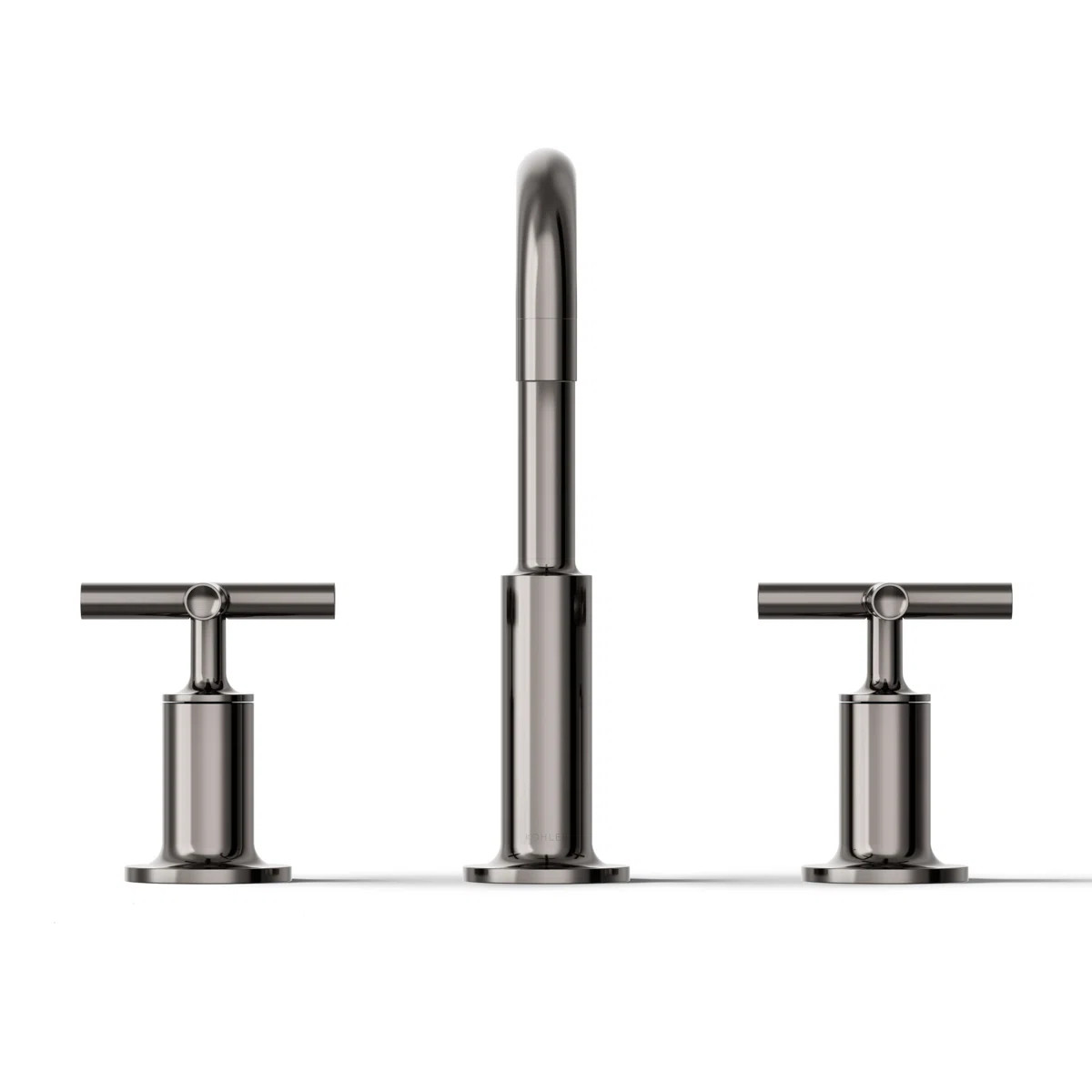 Kohler Purist Widespread Bathroom Faucet with Pop-Up Drain Assembly, 3-Hole High Arc Cross Handle... | Wayfair North America