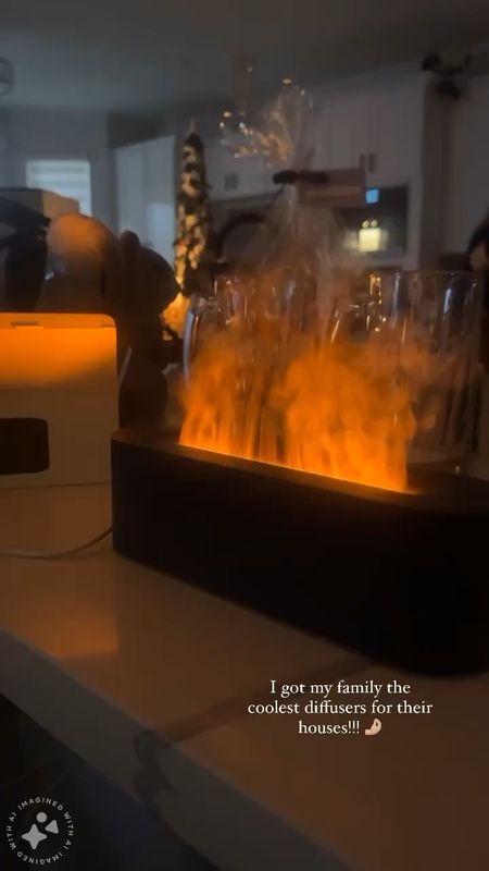 The coolest fireplace diffuser 