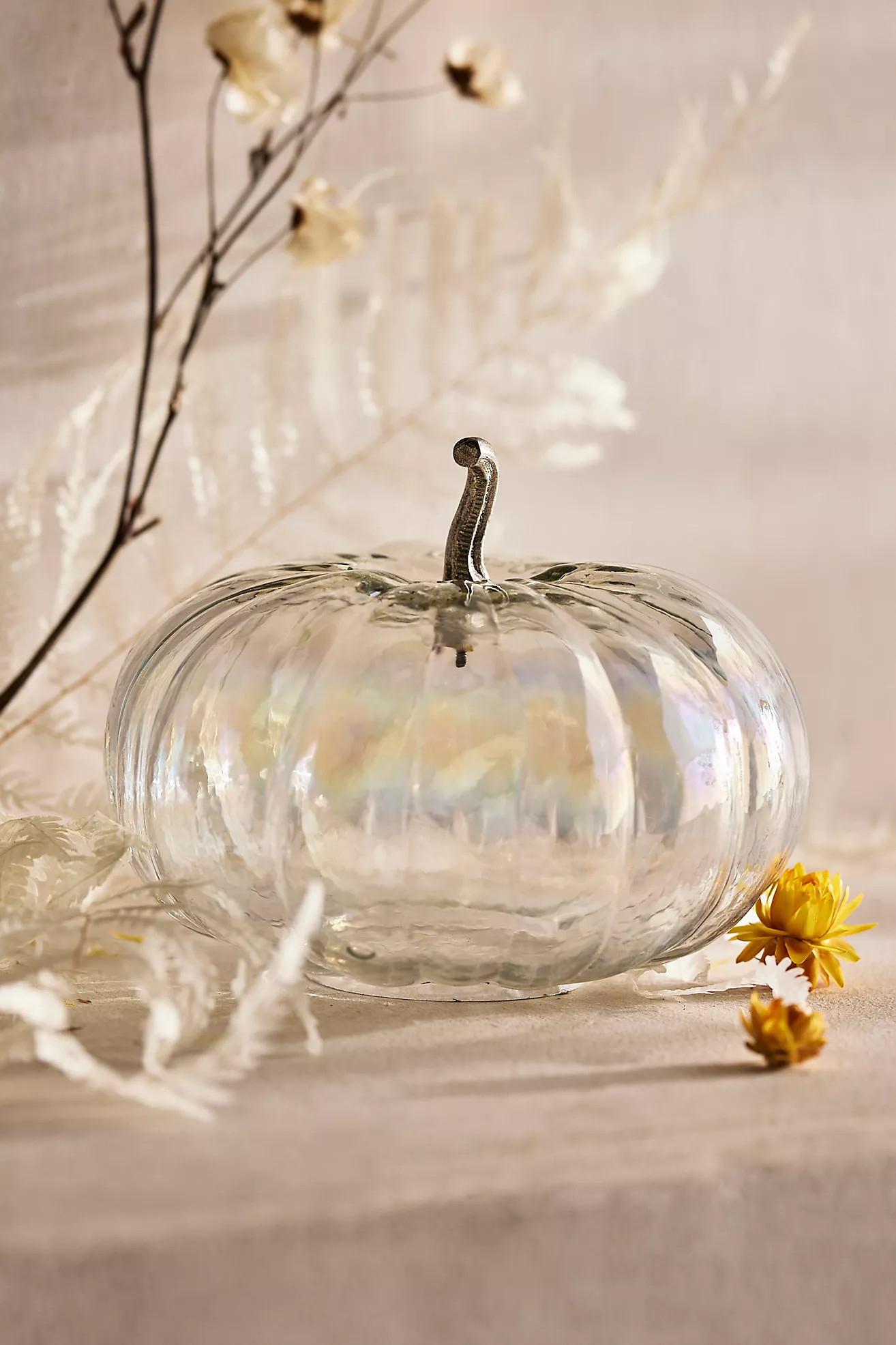 Glass Pumpkin, Pearlescent Glass | Anthropologie (US)