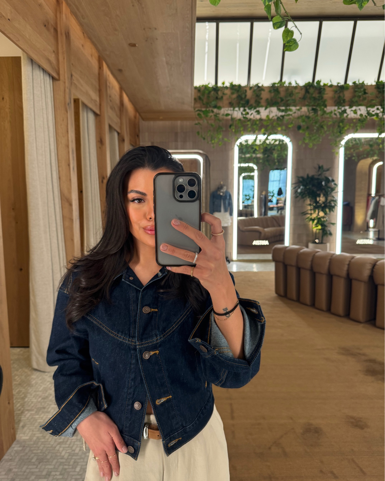 OBSESSED with this denim jacket. Sold out at Aritzia found it and nordstrom. Wearing XS belt and XS jacket!

#LTKWorkwear #LTKSeasonal #LTKStyleTip