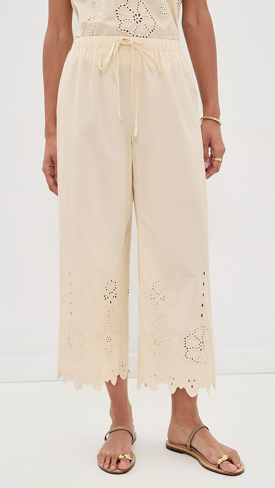 Embroidered Kari Pull On Pants | Shopbop