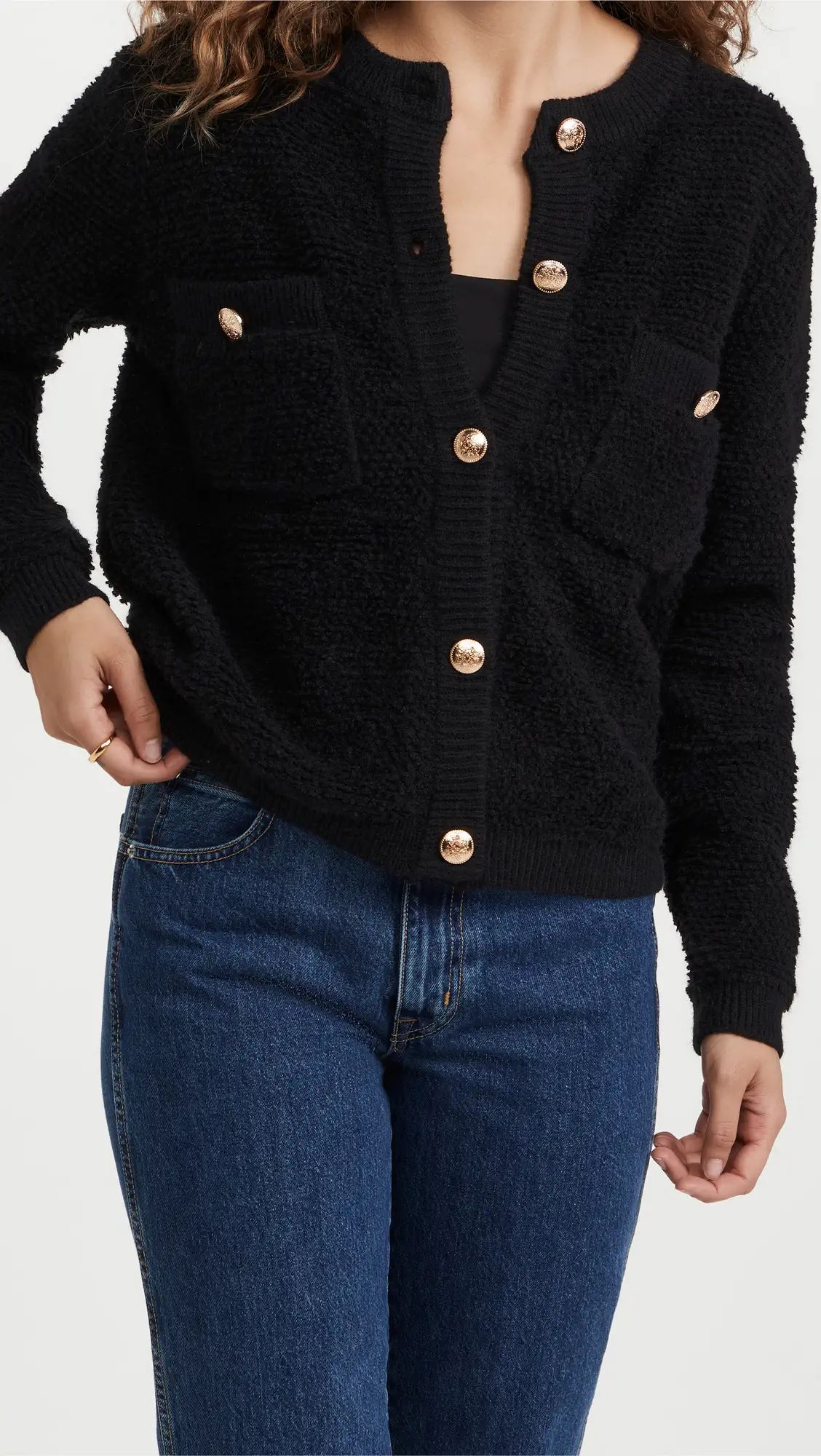 Line & Dot Khloe Boucle Cardigan | Shopbop | Shopbop