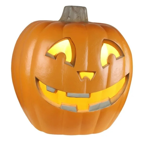 20 Inch LED Jack O' Lantern: Pre-lit Halloween Pumpkin for Indoor/Outdoor Holiday Decoration - Sm... | Walmart (US)