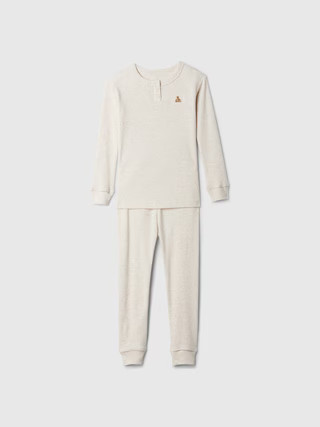 Baby & Toddler Organic Brushed Cotton Henley PJ Set | Gap (US)