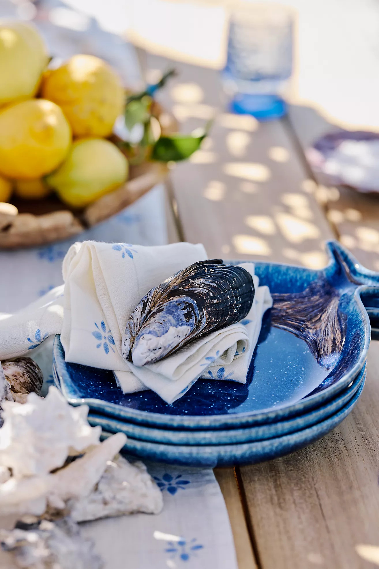 Reactive Glaze Fish Serving Platter | Terrain