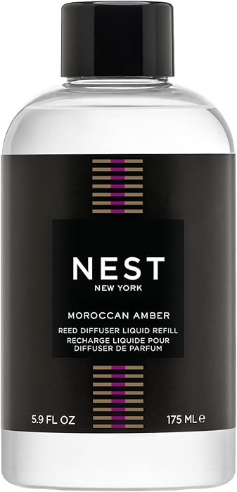 NEST New York Reed Diffuser Liquid Refill, Moroccan Amber - 5.9 fl oz - Fragrance for Up to 90 Da... | Amazon (US)