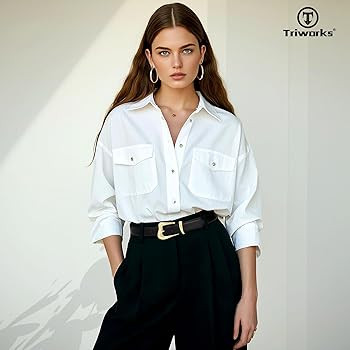 TRIWORKS Women Leather Belt with Gold Buckle Fashion Ladies Leather Waist Belt for Jeans Pants | Amazon (US)