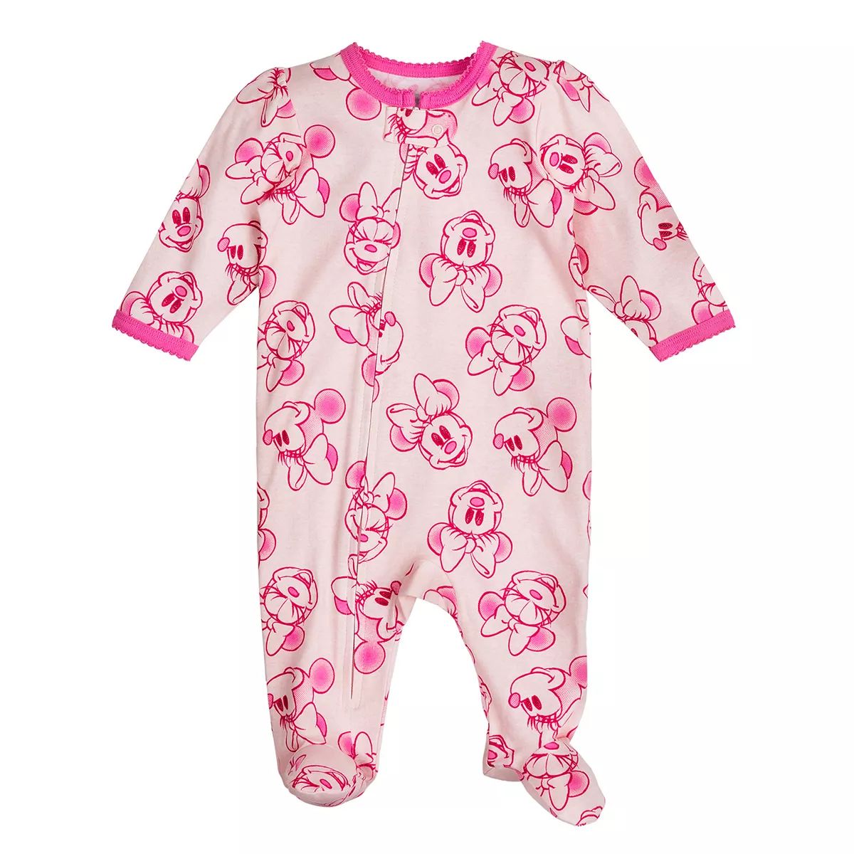Disney's Minnie Mouse Baby Girl Footed Pajamas | Kohl's